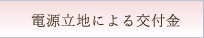電源立地による地域振興